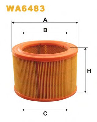 WIX FILTERS wa6483 -  Воздушный фильтр